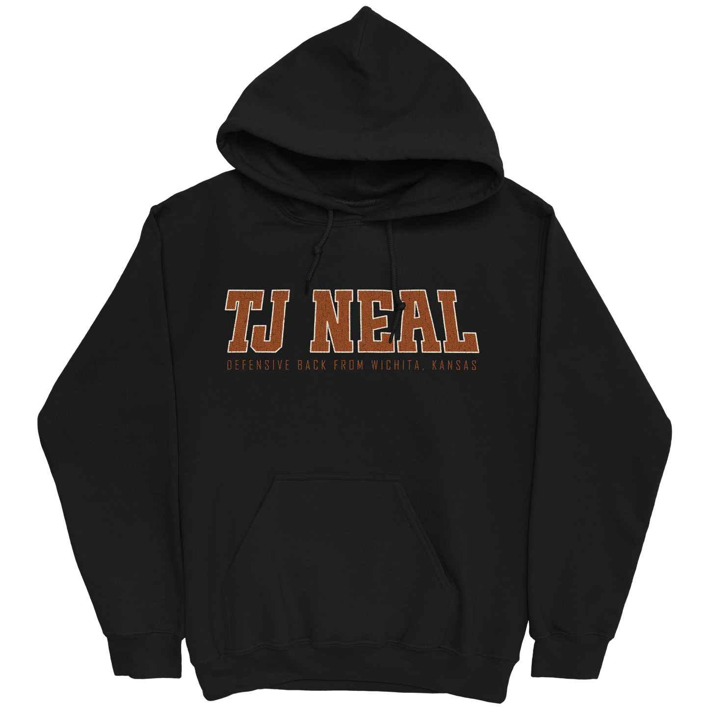 TJ NEAL CLASSIC BLACK HOODIE