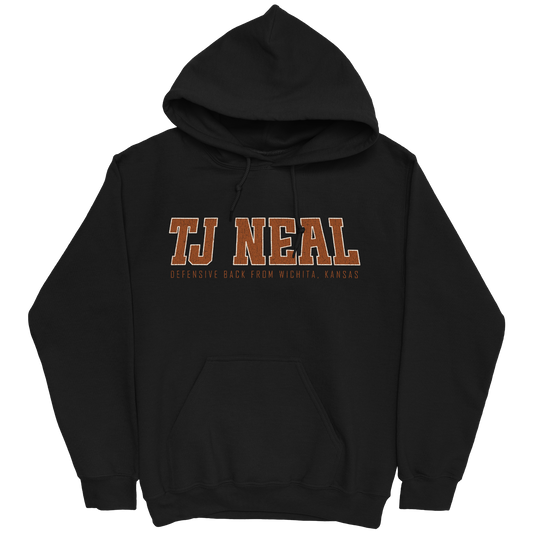 TJ NEAL CLASSIC BLACK HOODIE