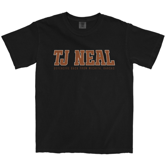 TJ NEAL CLASSIC BLACK TEE