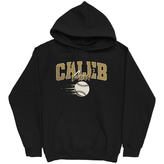 CALEB CROSS CLASSIC BLACK HOODIE