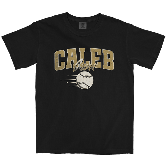 CALEB CROSS CLASSIC BLACK TEE