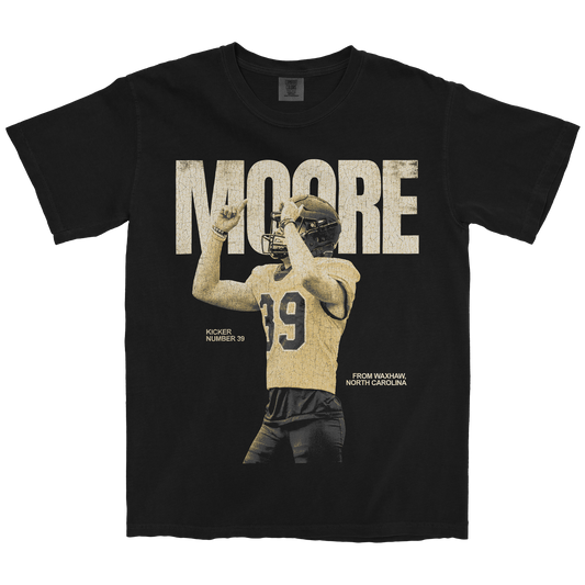 JACKSON MOORE VINTAGE BLACK TEE