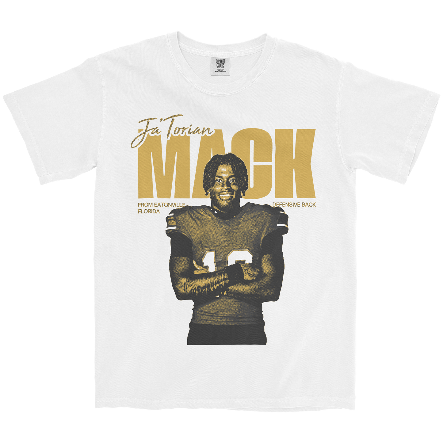 JA'TORIAN MACK VINTAGE WHITE TEE