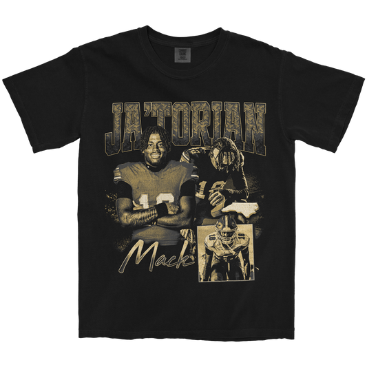 JA'TORIAN MACK GRAPHIC BLACK TEE