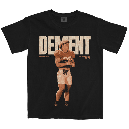 TJ DEMENT VINTAGE BLACK TEE