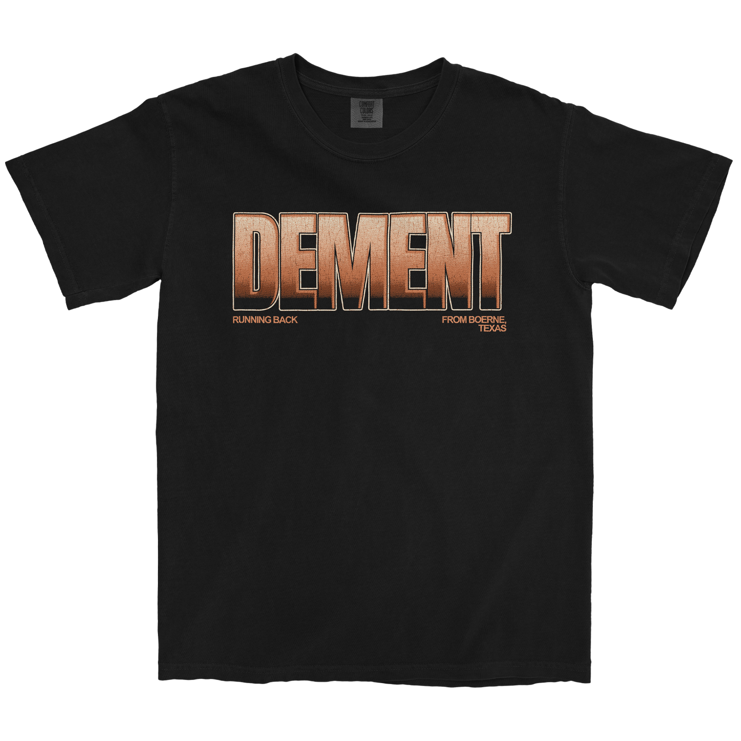 TJ DEMENT CLASSIC BLACK TEE