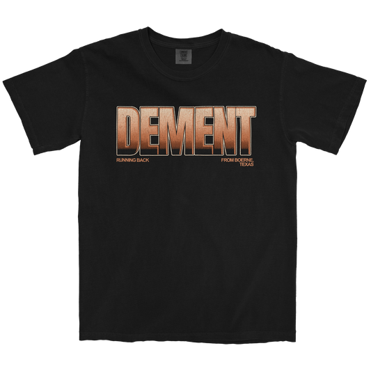 TJ DEMENT CLASSIC BLACK TEE