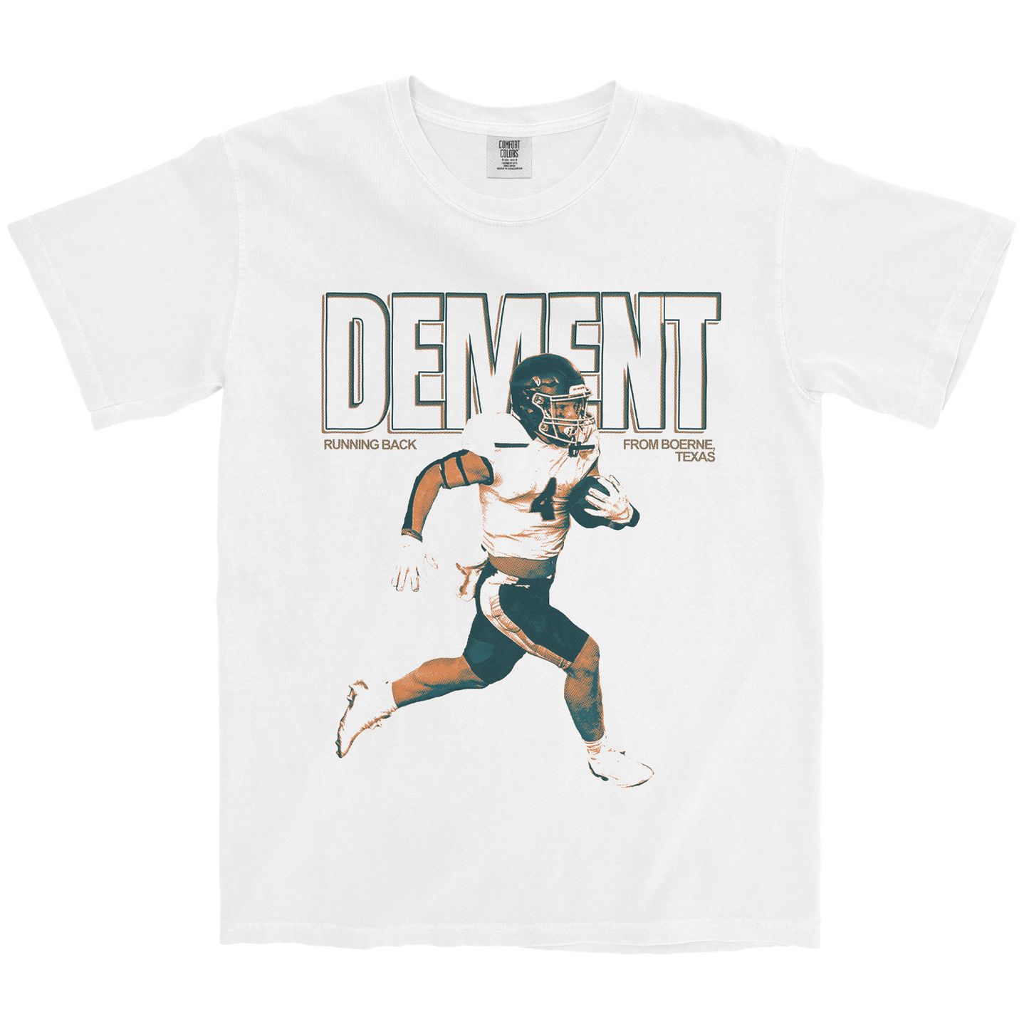 TJ DEMENT RUNNING WHITE TEE