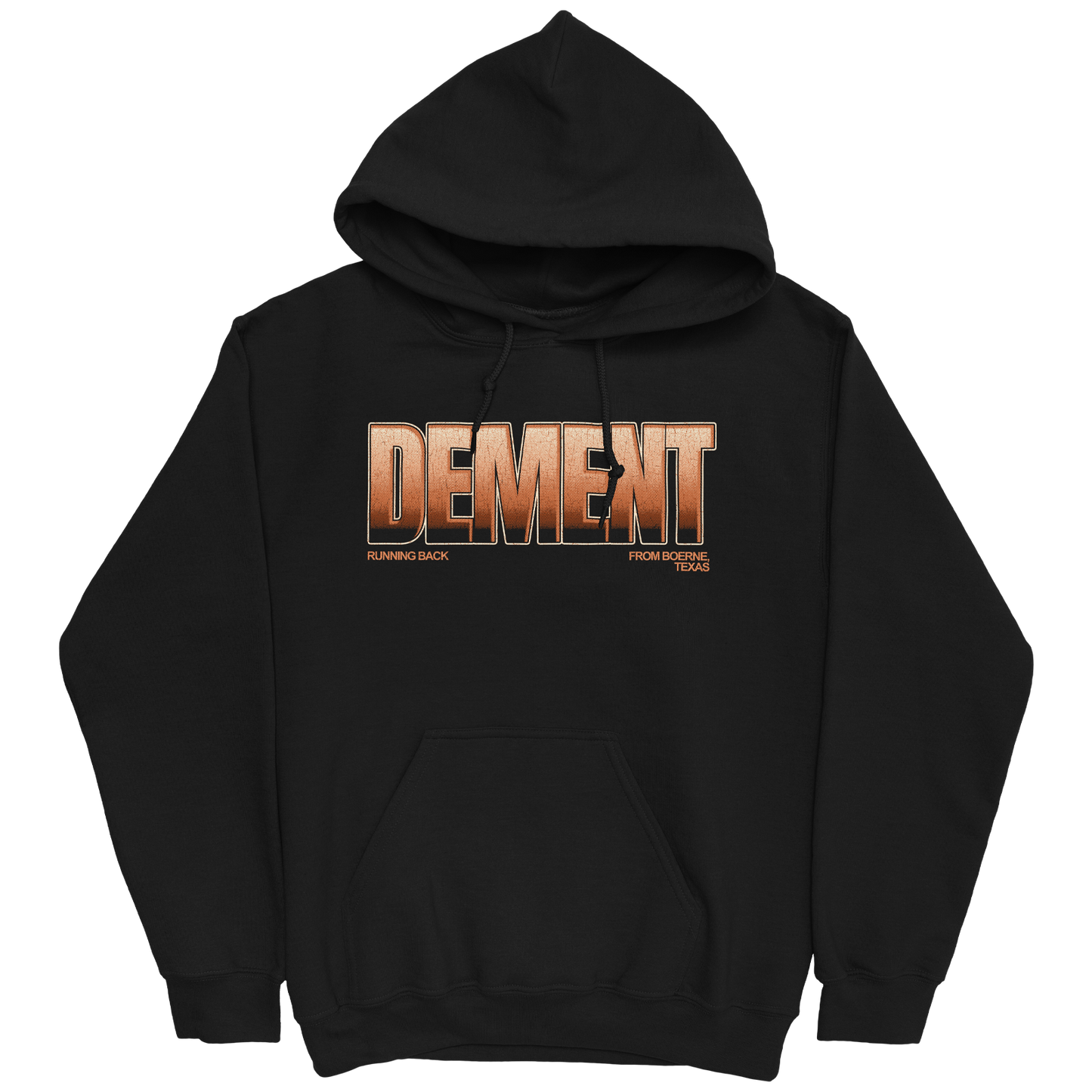 TJ DEMENT CLASSIC BLACK HOODIE