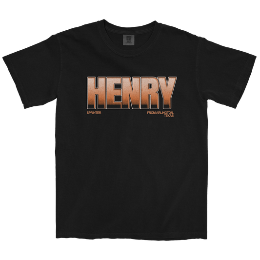 DERRIUS HENRY CLASSIC BLACK TEE