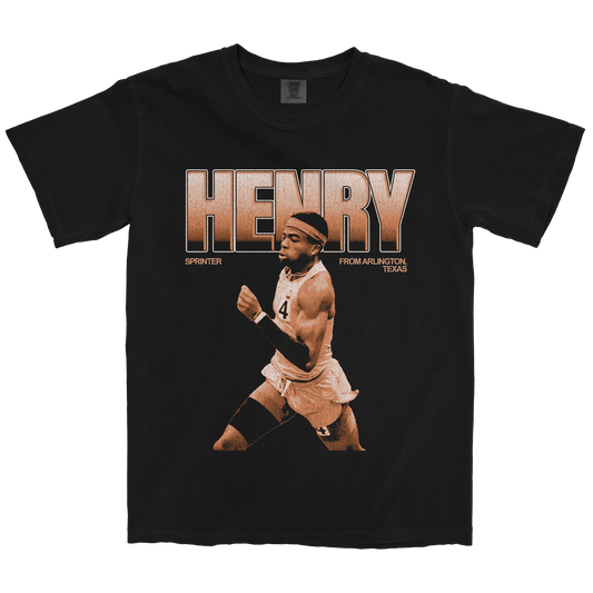 DERRIUS HENRY VINTAGE BLACK TEE