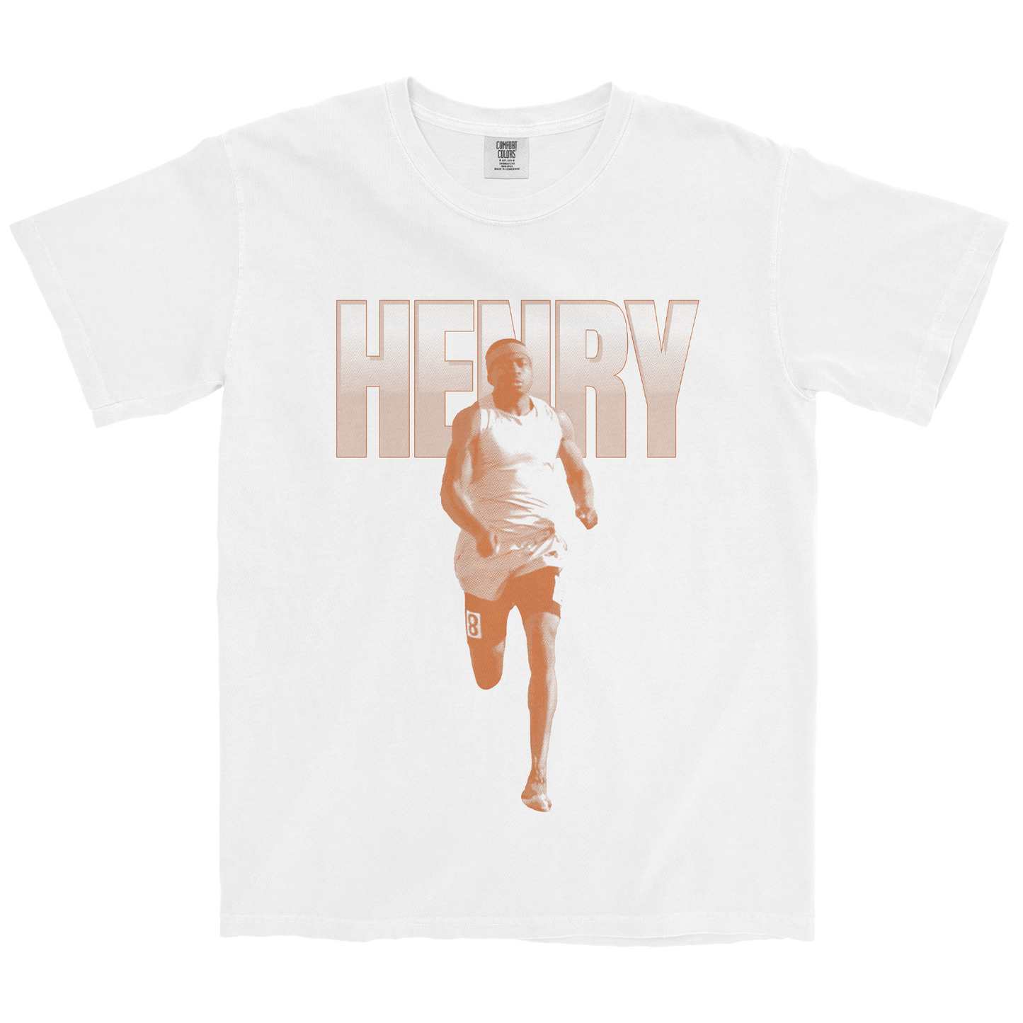 DERRIUS HENRY VINTAGE WHITE TEE