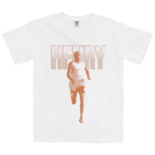 DERRIUS HENRY VINTAGE WHITE TEE