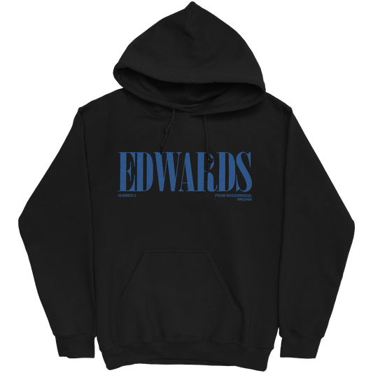 KIEARA EDWARDS CLASSIC BLACK HOODIE