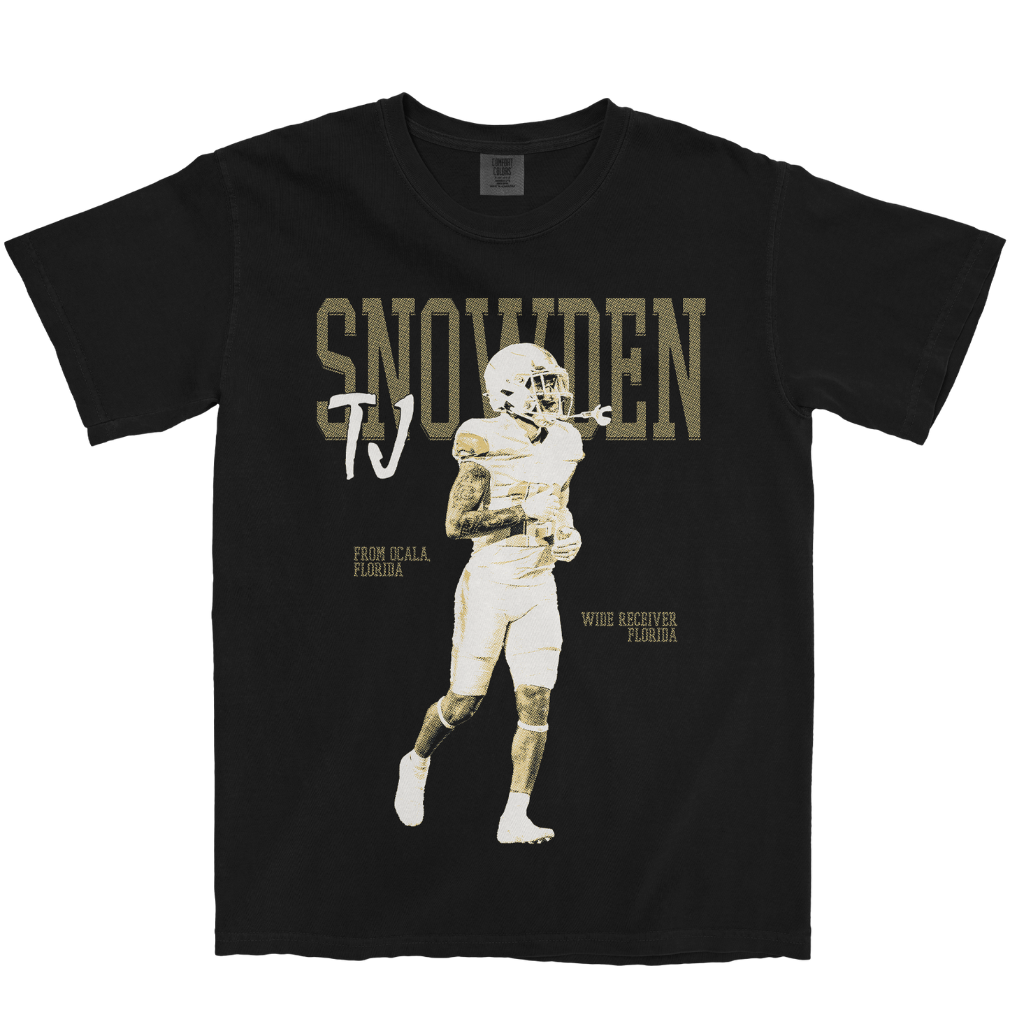 TJ SNOWDEN VINTAGE BLACK TEE