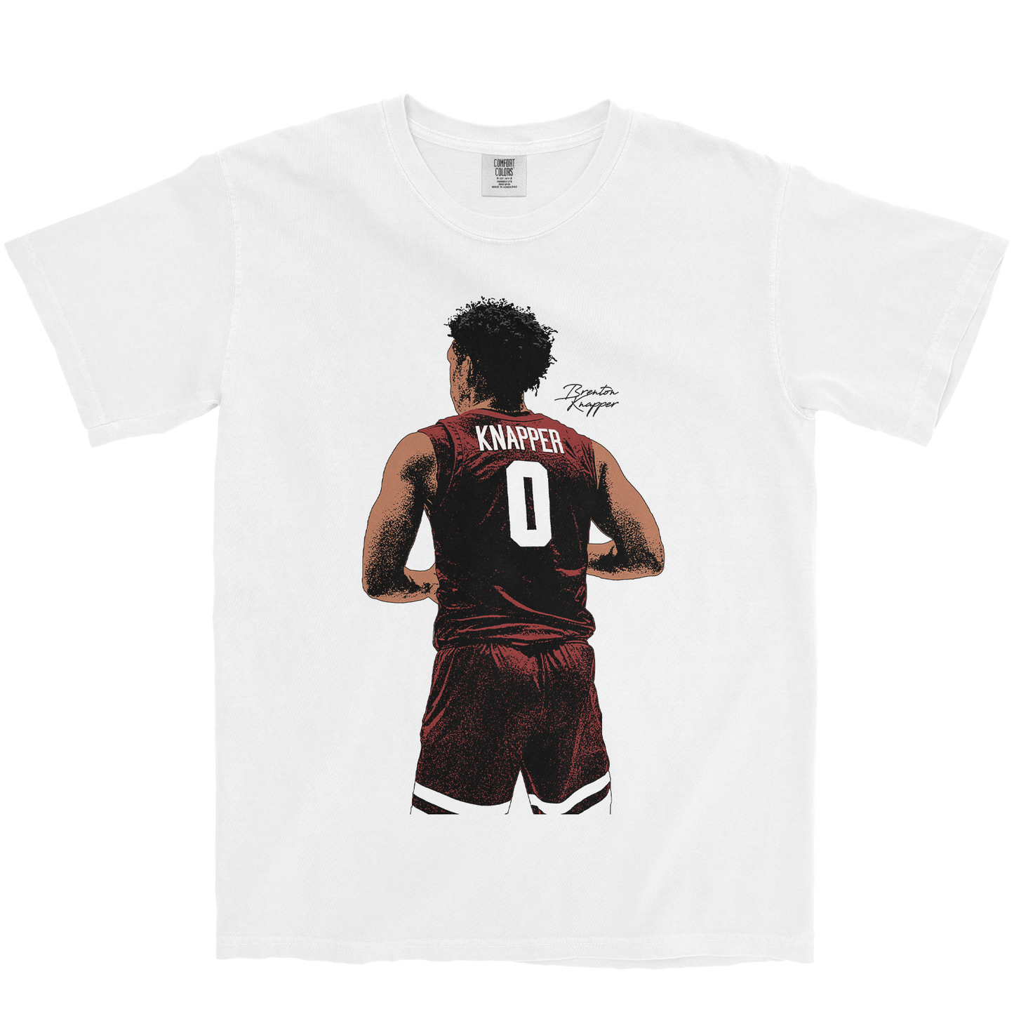 BRENTON KNAPPER CARTOON WHITE TEE