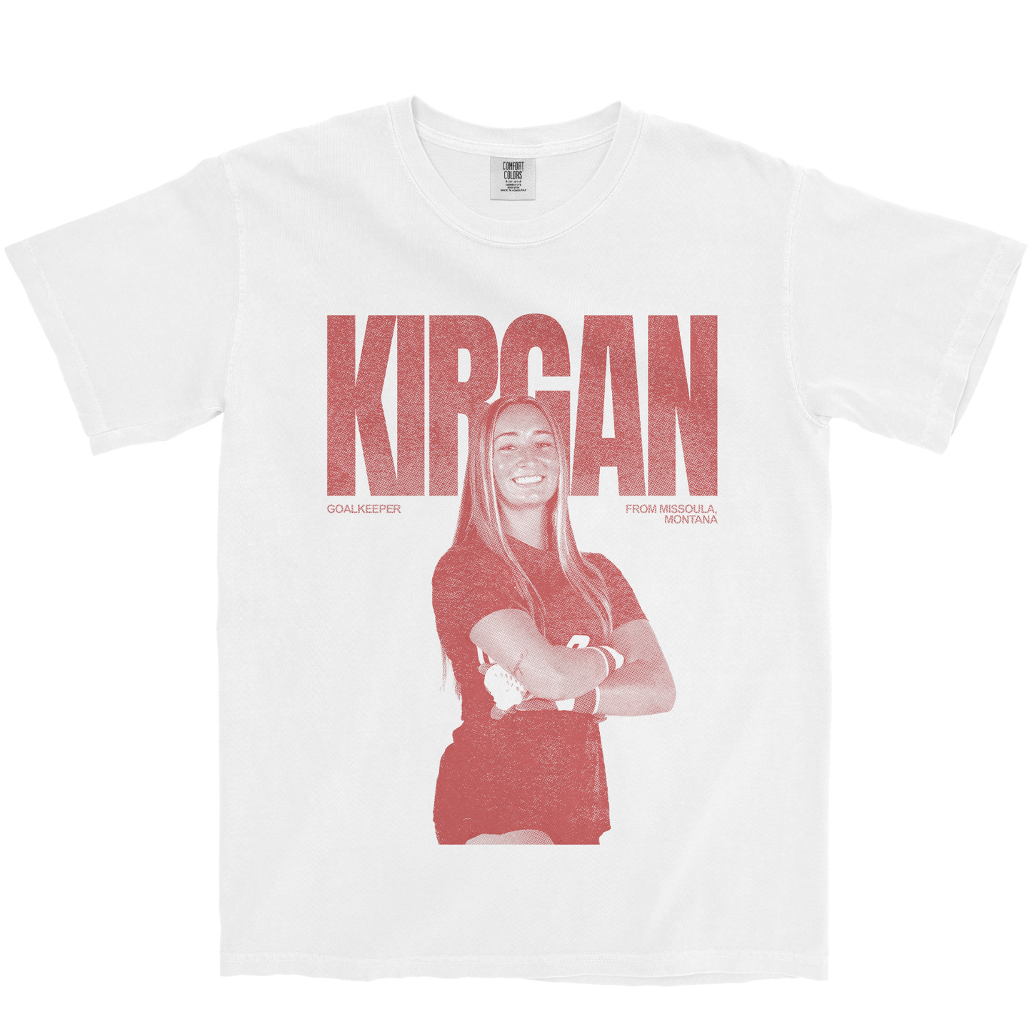 KASSIDY KIRGAN VINTAGE WHITE TEE