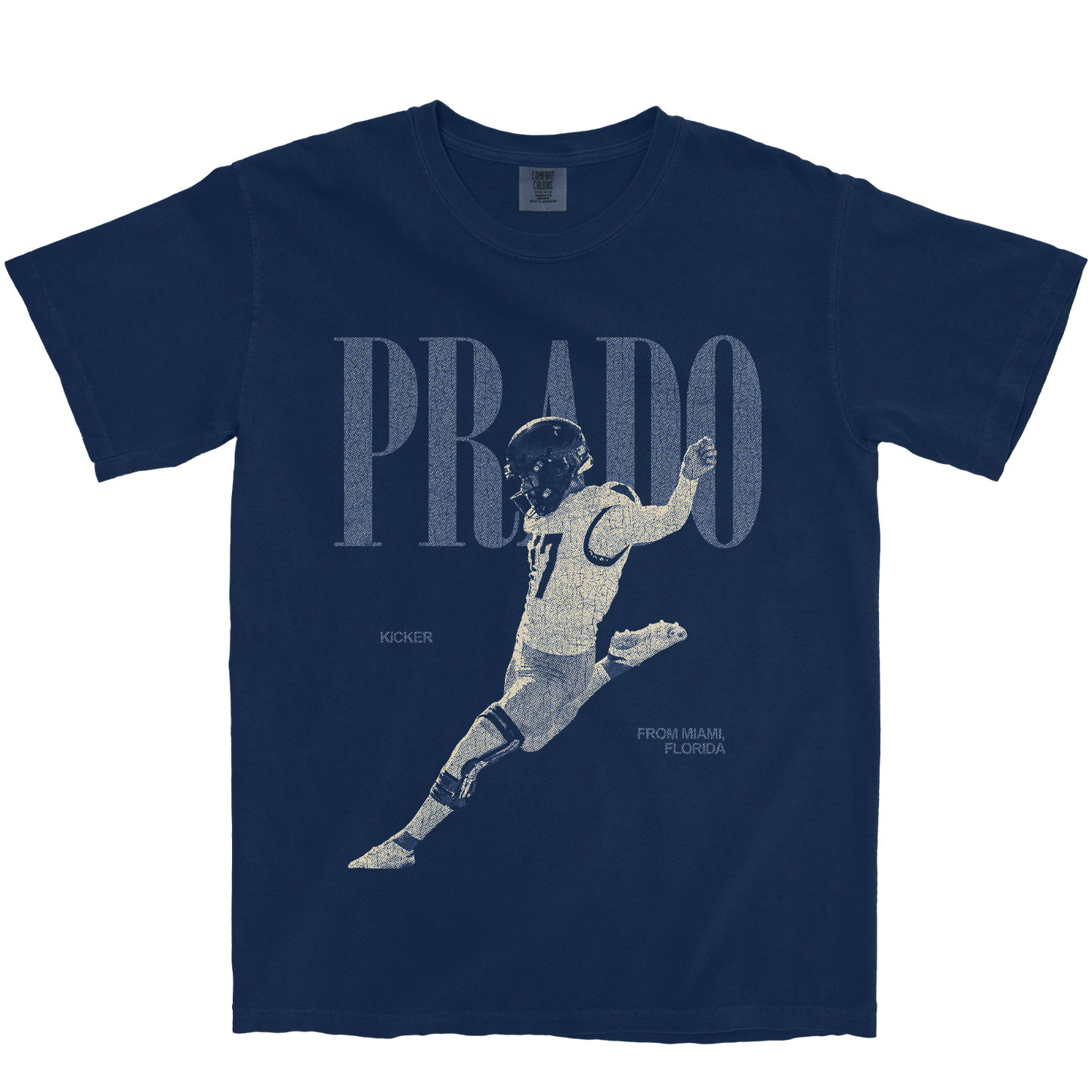 ALEJANDRO PRADO VINTAGE NAVY TEE