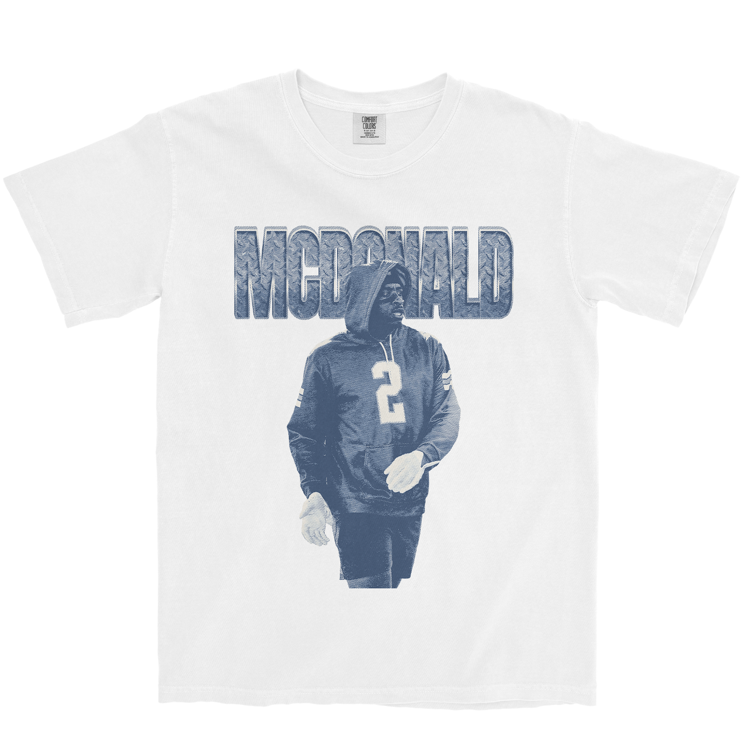 DE'ARRE MCDONALD #2 WHITE TEE