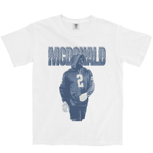 DE'ARRE MCDONALD #2 WHITE TEE