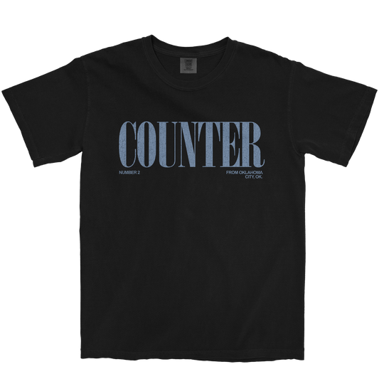 JLYNN COUNTER CLASSIC BLACK TEE