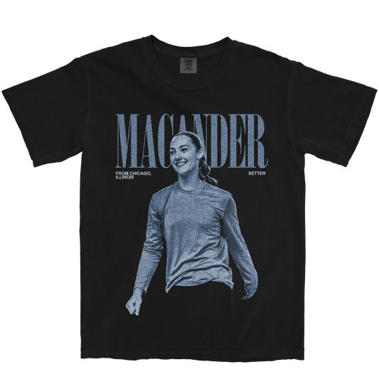 CAROLINE MACANDER VINTAGE BLACK TEE