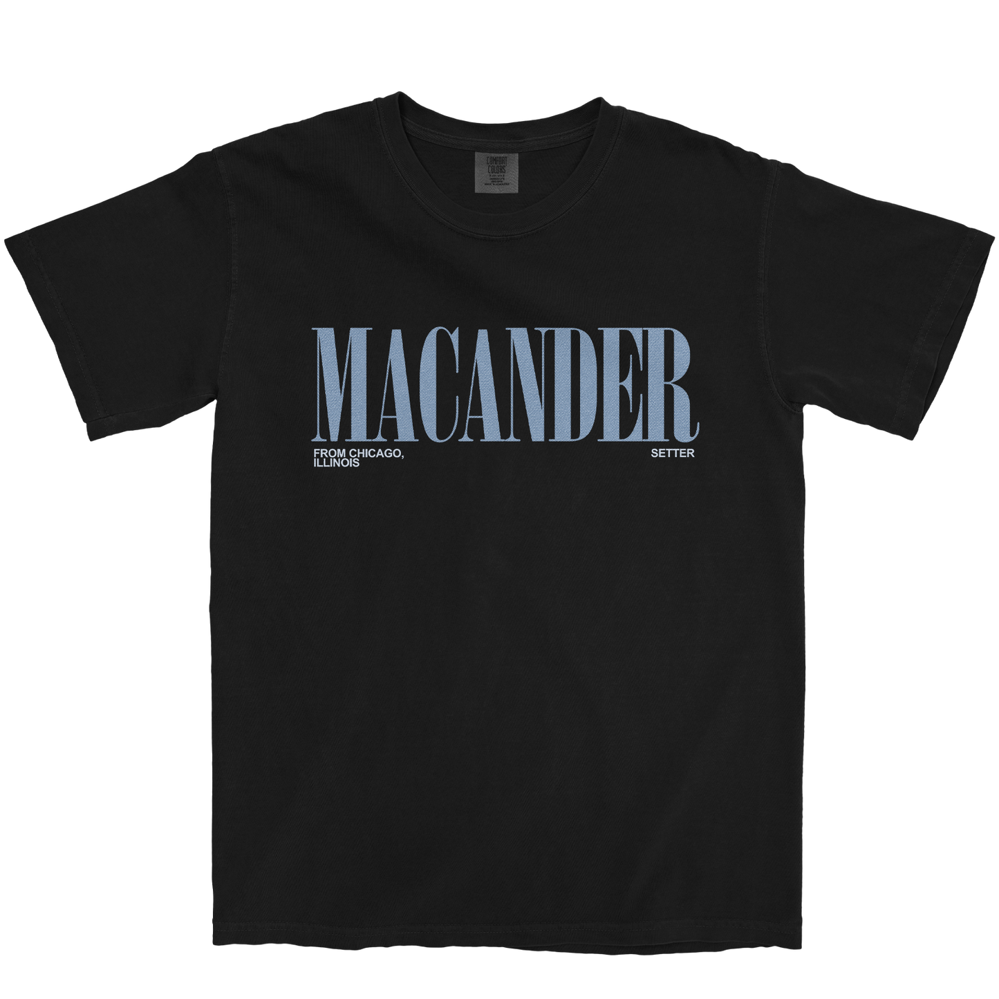 CAROLINE MACANDER CLASSIC BLACK TEE