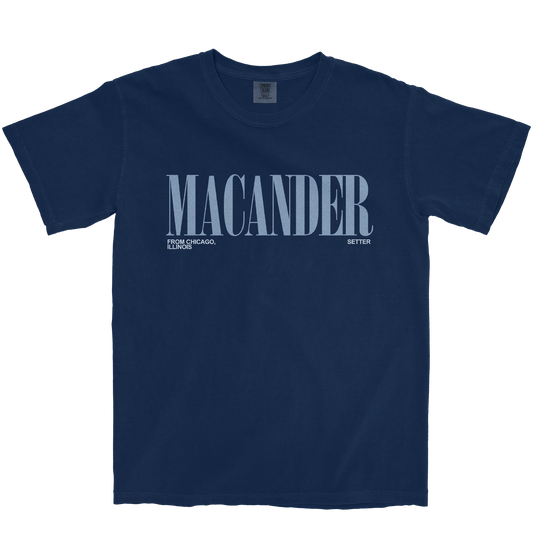 CAROLINE MACANDER CLASSIC NAVY TEE