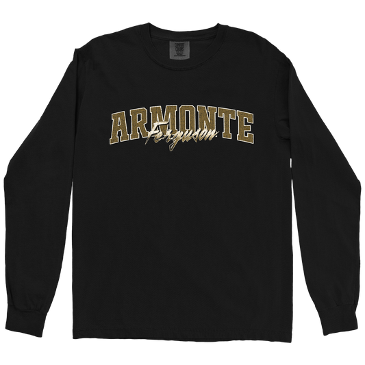 ARMONTE FERGUSON CLASSIC BLACK LONG SLEEVE TEE