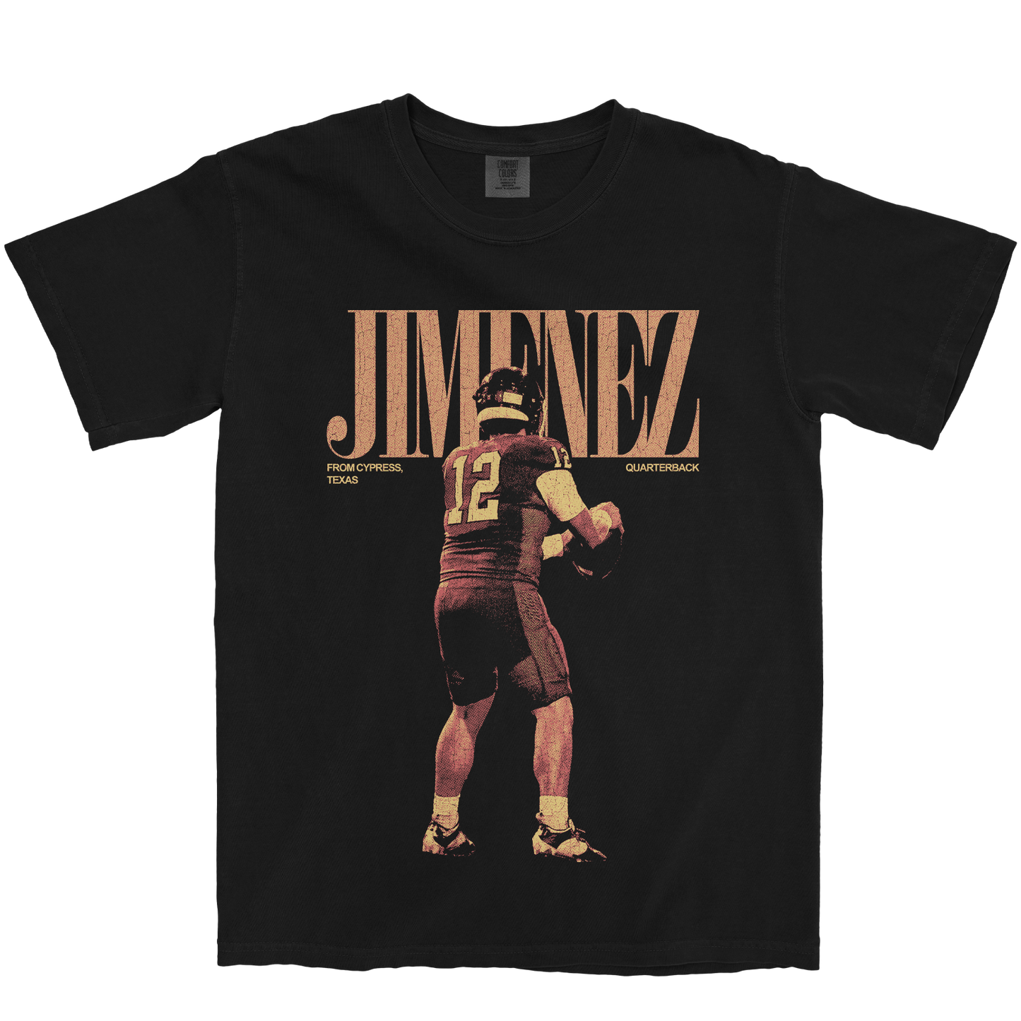 GREGORIO JIMENEZ VINTAGE BLACK TEE