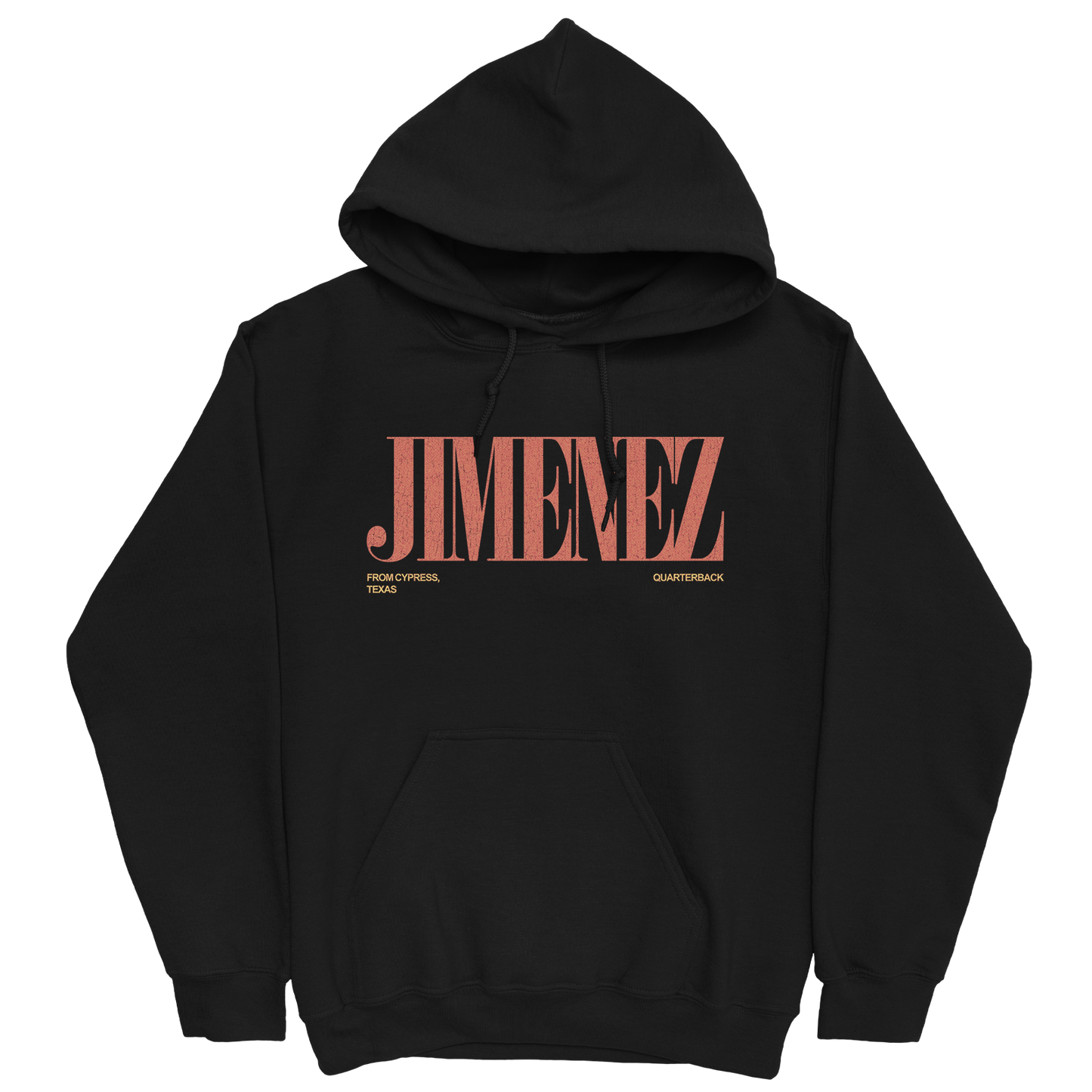 GREGORIO JIMENEZ CLASSIC BLACK HOODIE