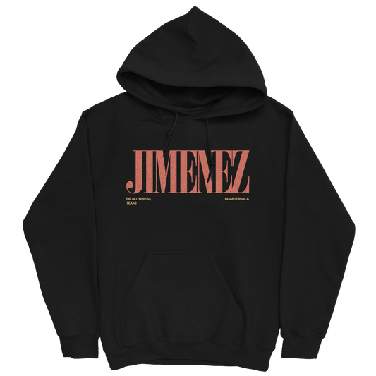 GREGORIO JIMENEZ CLASSIC BLACK HOODIE