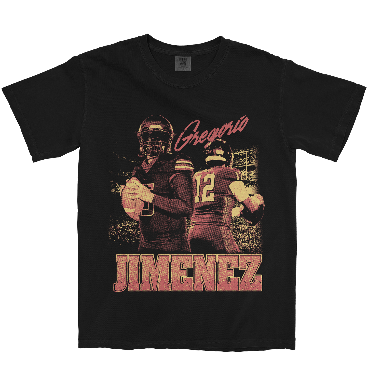 GREGORIO JIMENEZ GRAPHIC BLACK TEE