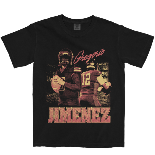 GREGORIO JIMENEZ GRAPHIC BLACK TEE