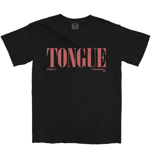 CAMARON TONGUE CLASSIC BLACK TEE