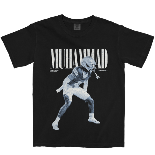 ABDUL MUHAMMAD VINTAGE BLACK TEE