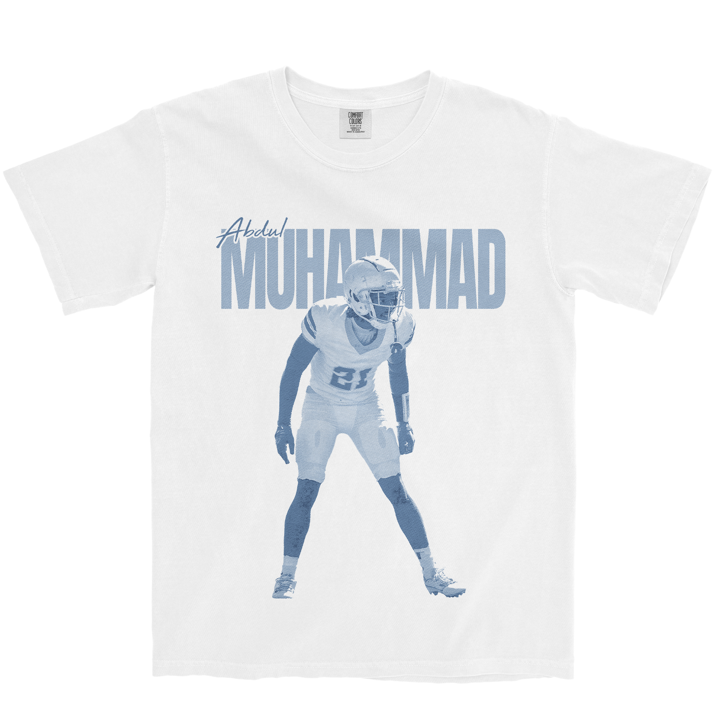 ABDUL MUHAMMAD VINTAGE WHITE TEE