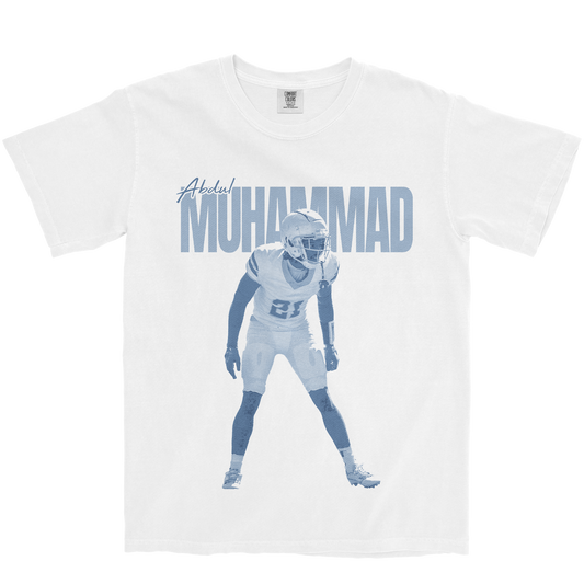 ABDUL MUHAMMAD VINTAGE WHITE TEE