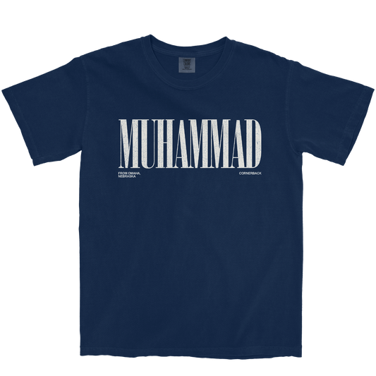 ABDUL MUHAMMAD CLASSIC NAVY TEE