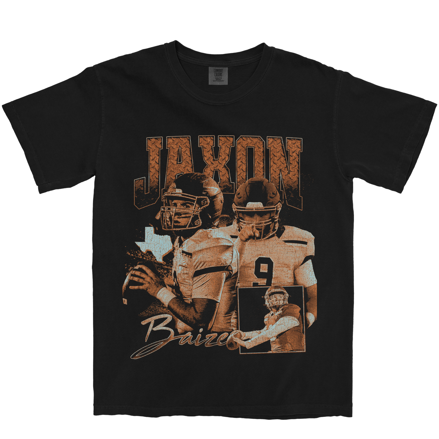 JAXON BAIZE GRAPHIC BLACK TEE