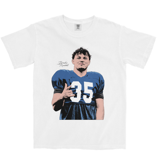 BRADY RUSSELL ILLUSTRATED WHITE TEE