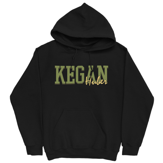 KEGAN HUBER CLASSIC BLACK HOODIE