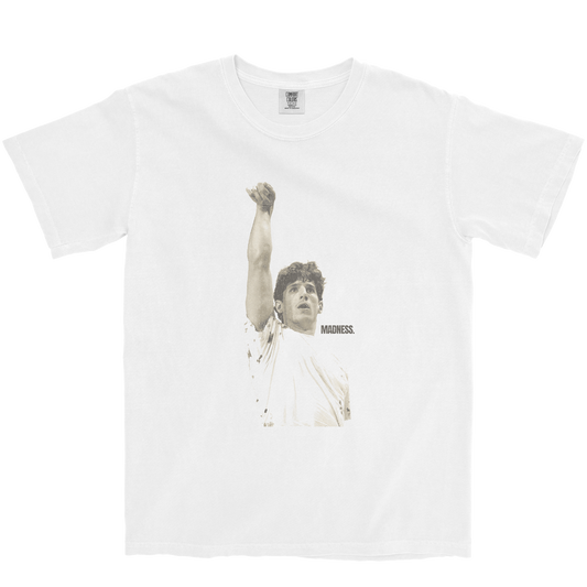 DILLON BAILEY "MADNESS." WHITE TEE