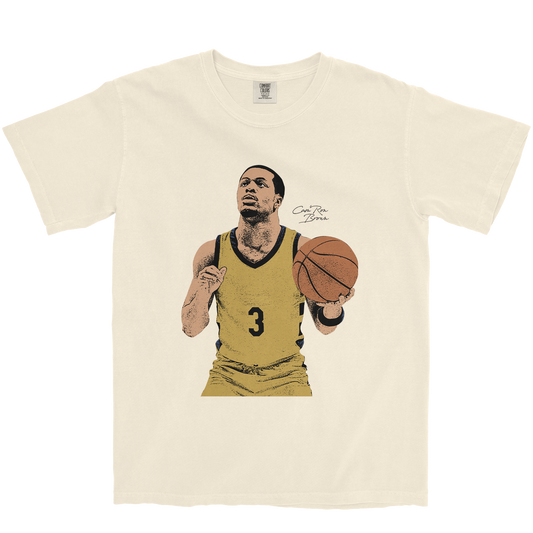 CAM'RON BROWN ILLUSTRATED IVORY TEE