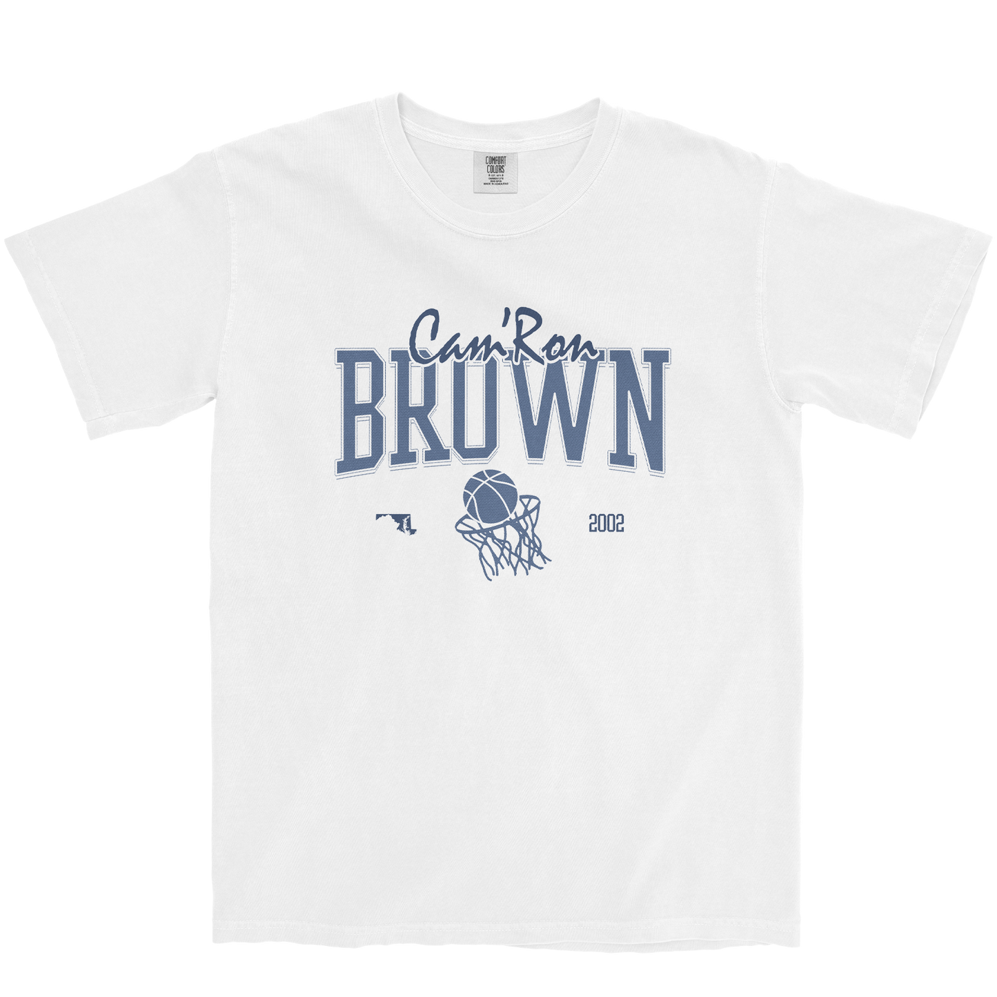 CAM'RON BROWN RETRO WHITE TEE