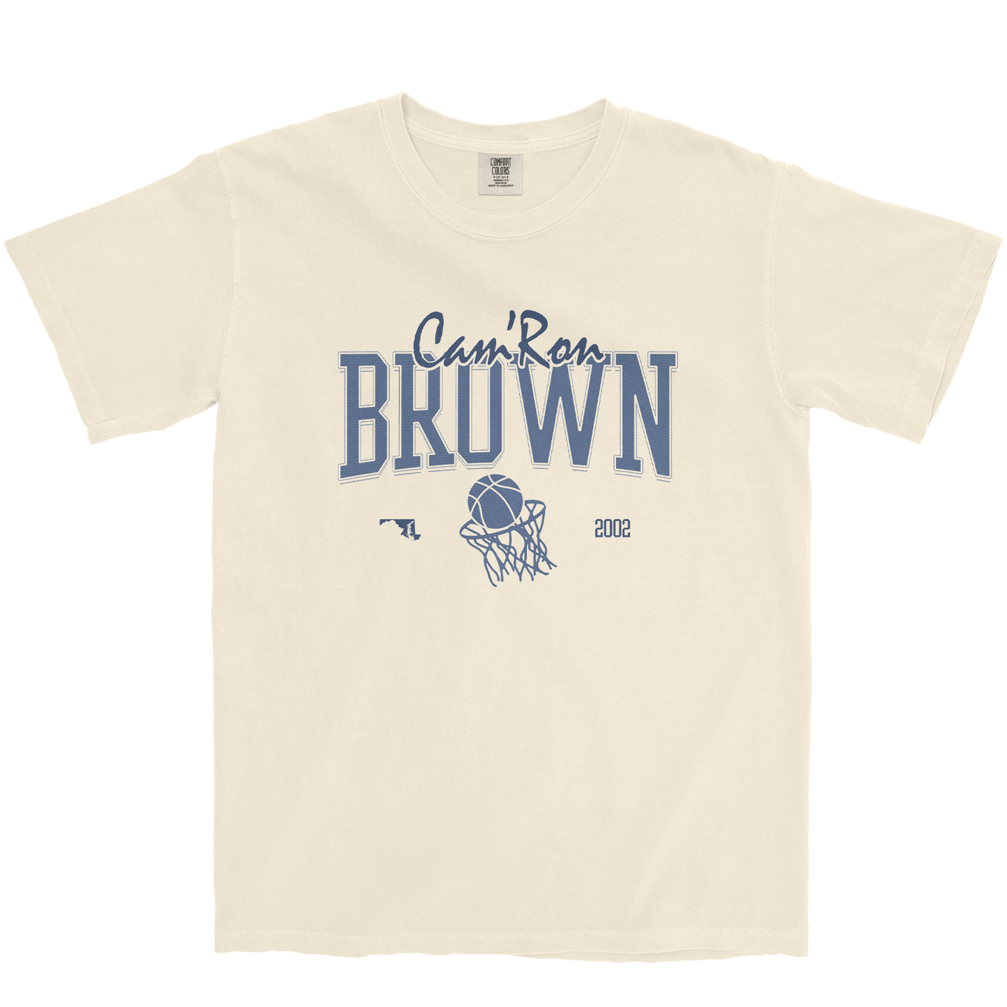 CAM'RON BROWN RETRO IVORY TEE