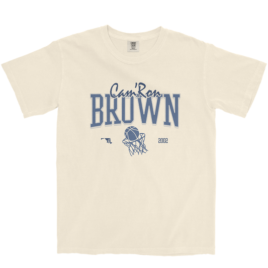 CAM'RON BROWN RETRO IVORY TEE