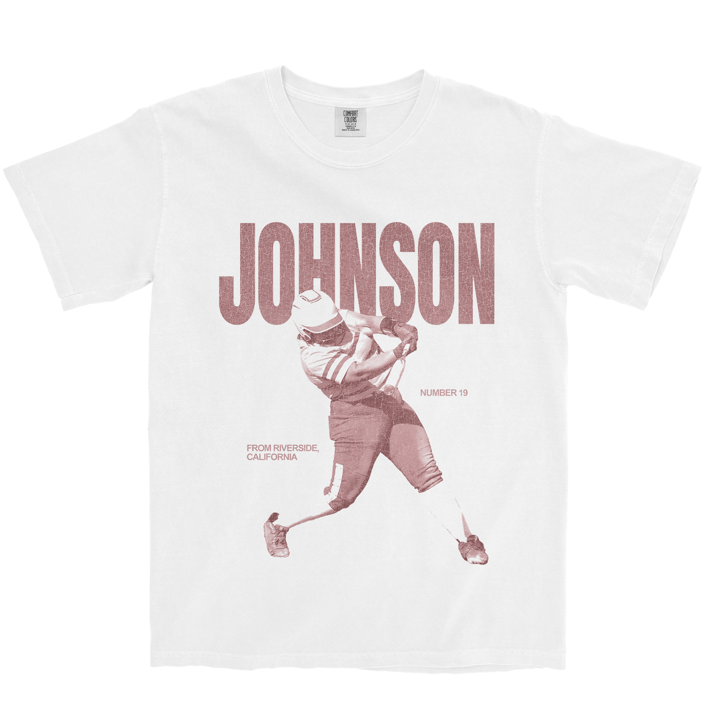 SKYE JOHNSON VINTAGE WHITE TEE