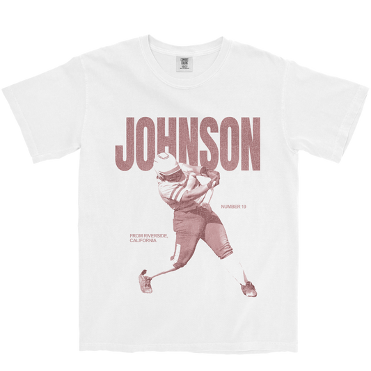 SKYE JOHNSON VINTAGE WHITE TEE