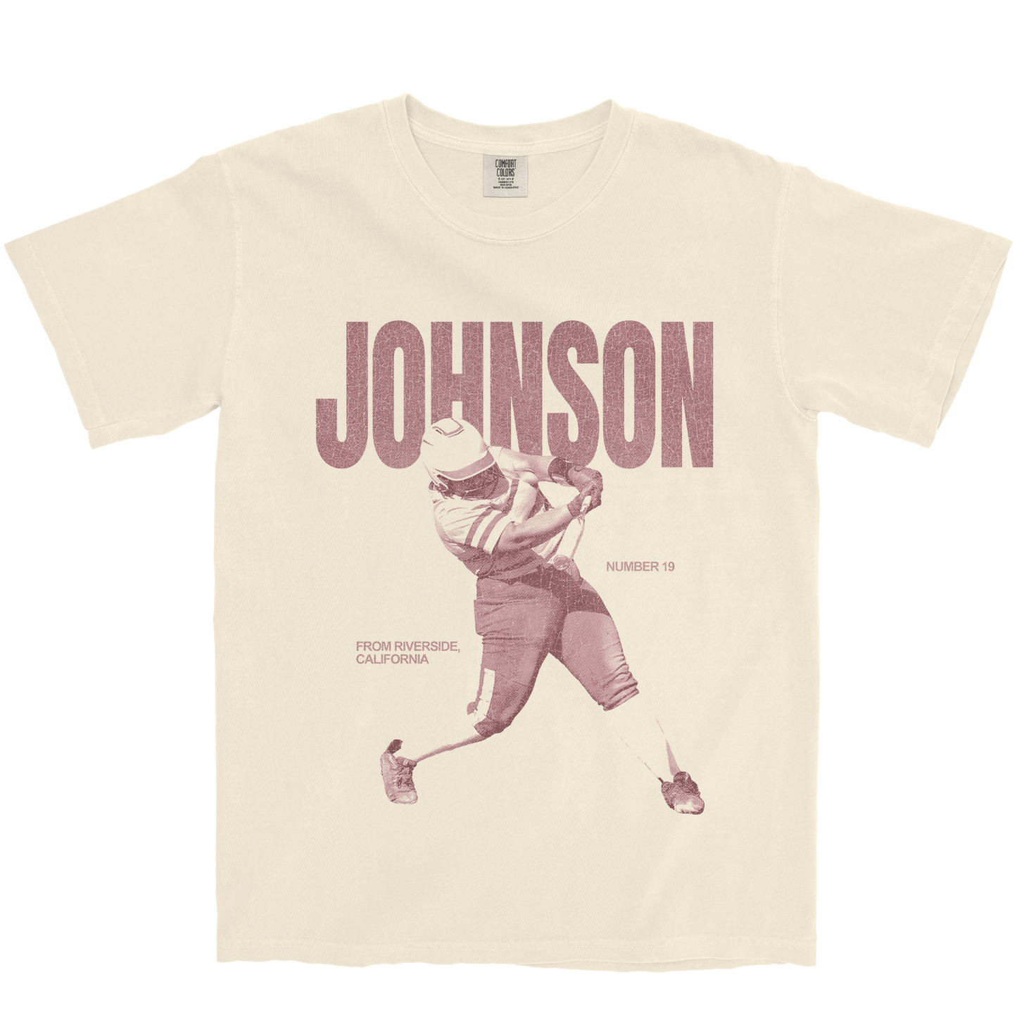 SKYE JOHNSON VINTAGE IVORY TEE